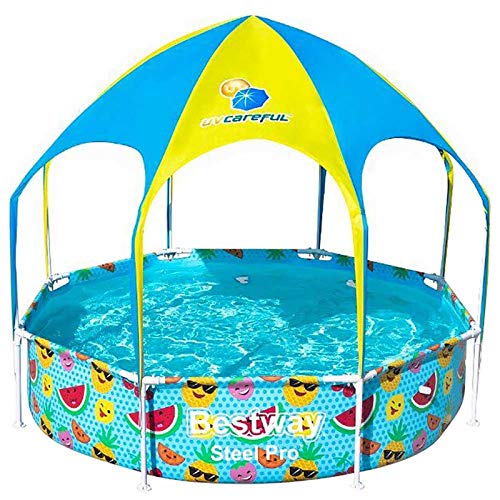 Splash-in-Shade Mist Play Big Size Shower Swimming Pool for Family (8 Ft.)