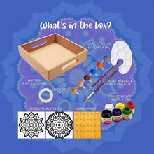 Kalakaram Make Your Own Mandala Art Beverage Tray DIY Activity Box, for Kids 12+ Year, Craft Educational Kit for Kids, Creativity Kit for Girls/Boys, Gift for Boys and Girls, Traditional Painting Kit