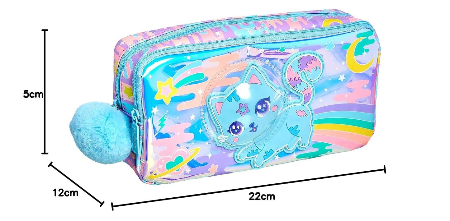 Smiggle Kids Pencil Pouch - CAT EYES