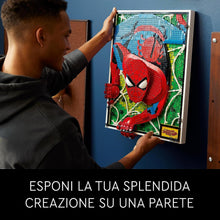 Lego 31209 Art The Amazing Spider-Man 3D Wall Art Set, Build-Up Poster, Superhero Home Decoration, Manual Activity, Comic Book Gift for Teens and Adults