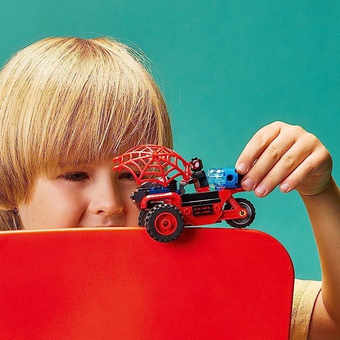 LEGO Marvel Spider-Man Miles Morales: 10781 Spider-Man’s Techno Trike Set, Spidey and His Amazing Friends Series, Toy for Preschool Kids Age 4 +