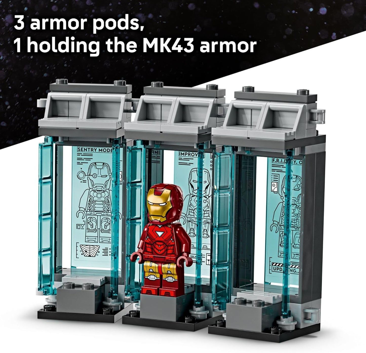 LEGO Marvel Iron Man’s Laboratory: Hall of Armor Building