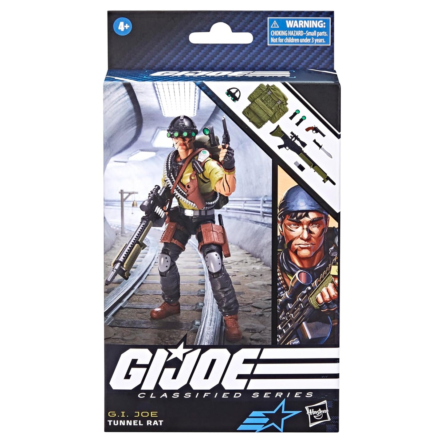 G.I. Joe Classified Series Tunnel Rat, Collectible G.I. Joe Action Figure, 83, 6 inch Action Figures for Boys & Girls, with 9 Accessories