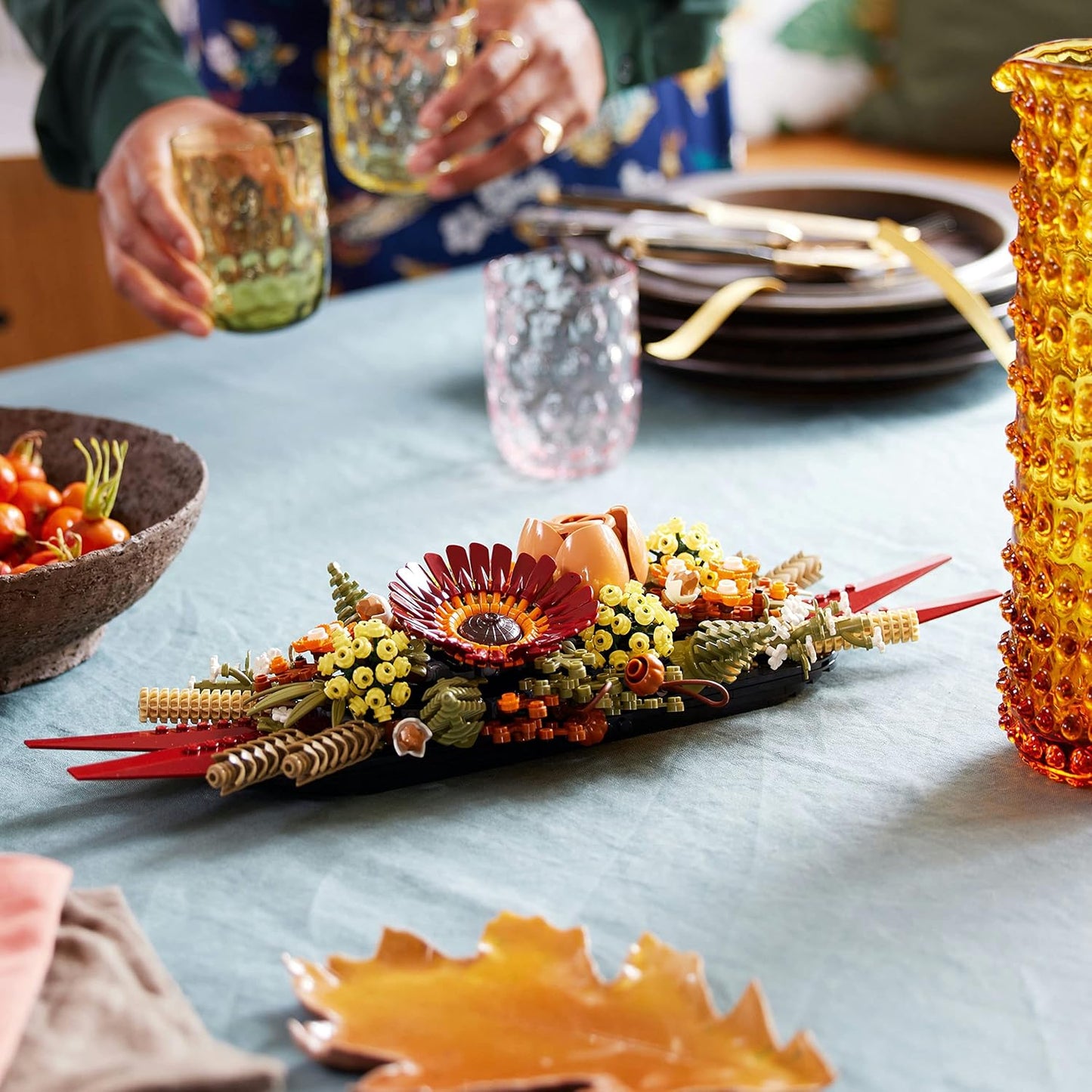 LEGO Icons Dried Flower Centrepiece 10314 Building Kit (812 Pieces)|Multicolor