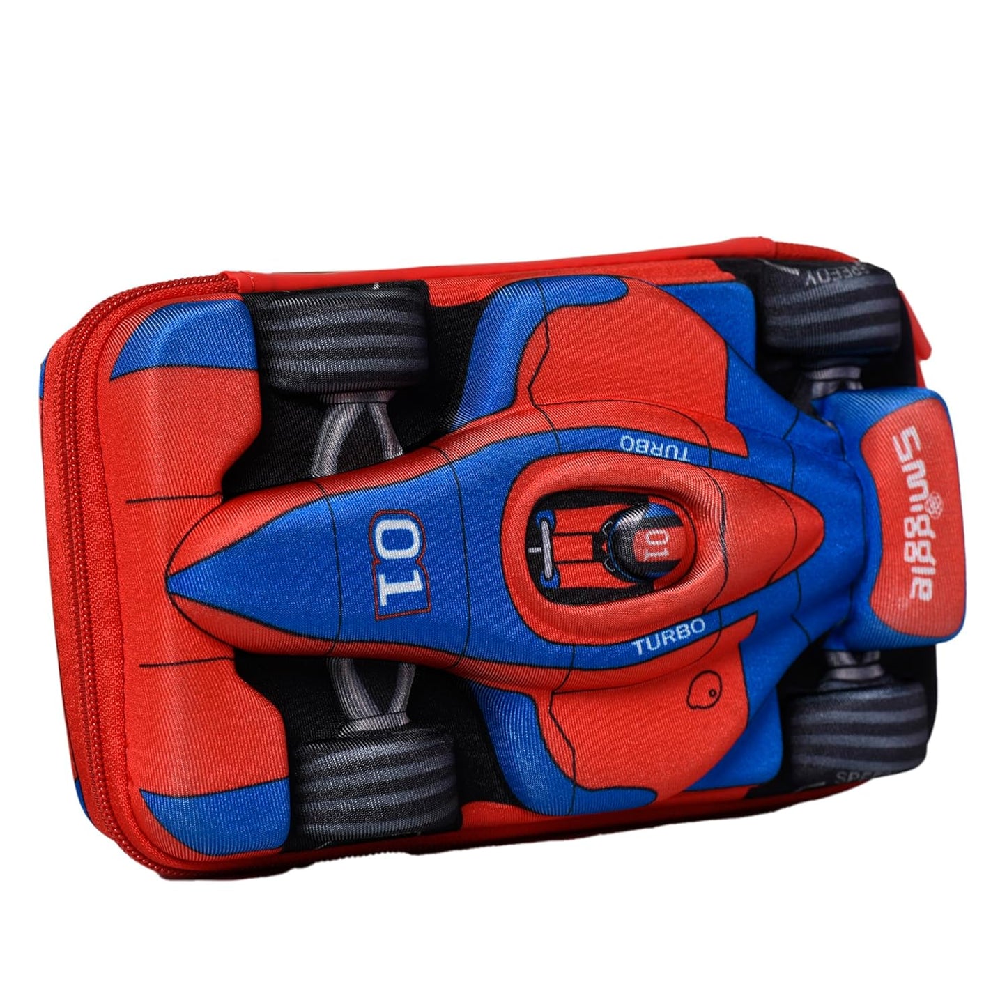 SMIGGLE Hardtop Pencil case/Pouch for Kids (Racing CAR)