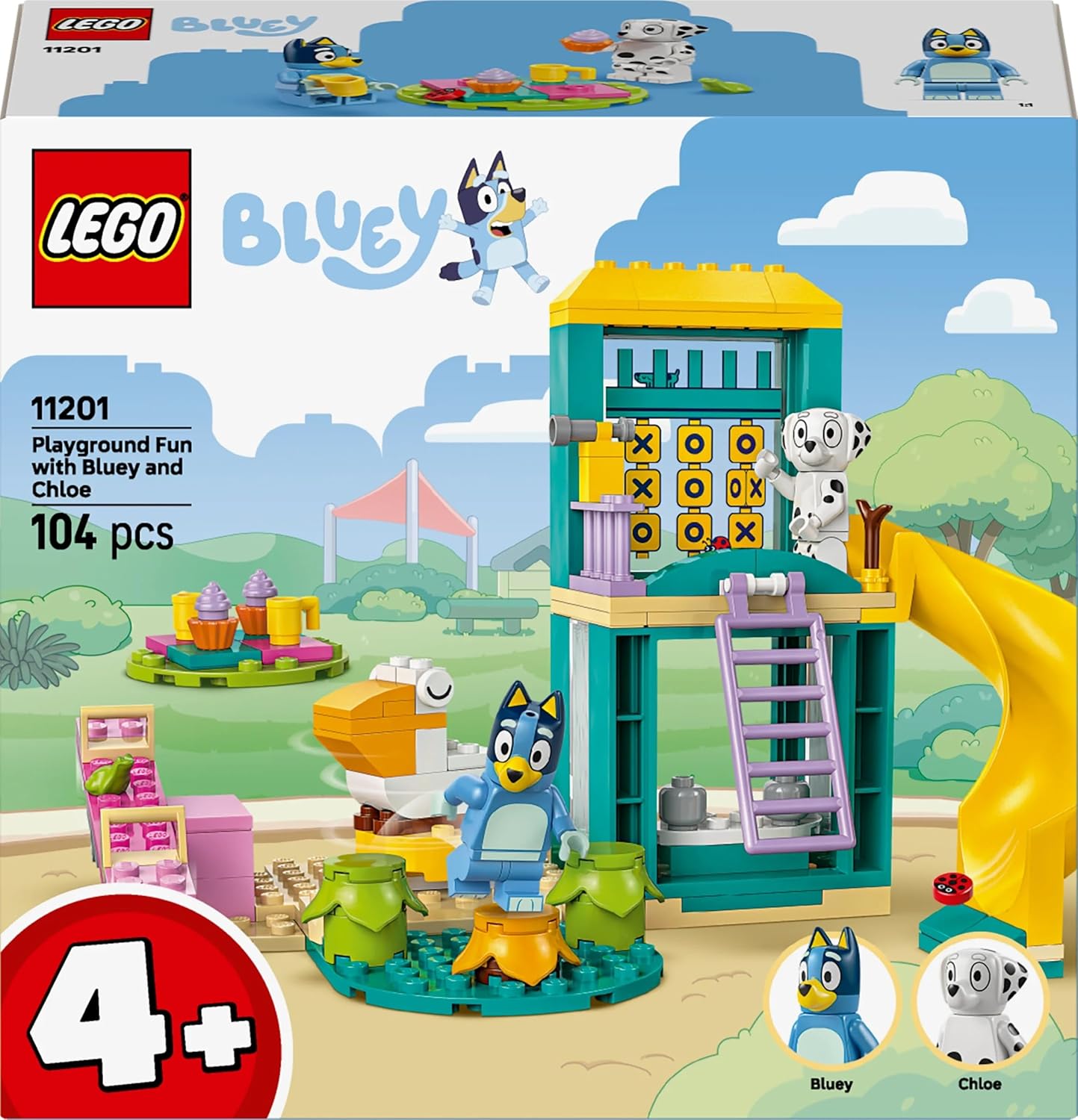 Lego 11201 Bruy and Chloe Fun Playground Toy Birthday Present Blocks Educational Boys Girls Children 4 5 6 Years Old Pretend Play