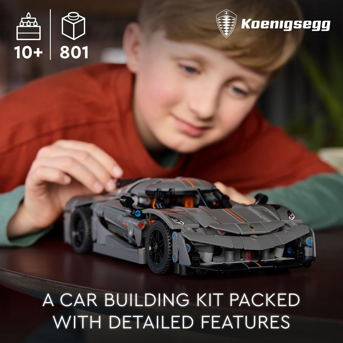 LEGO Technic 42173 Koenigsegg Jesko Absolut Hypercar Building Set