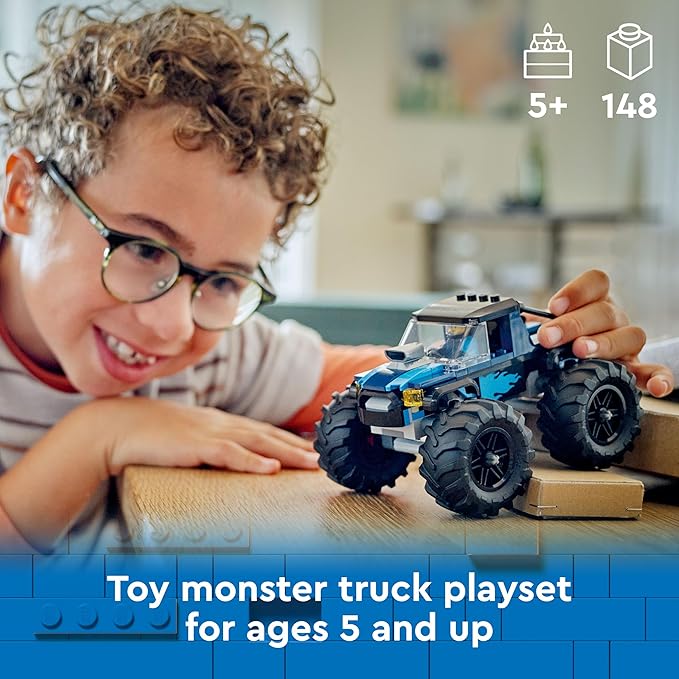 LEGO City Blue Monster Truck Off-Road Toy 60402
