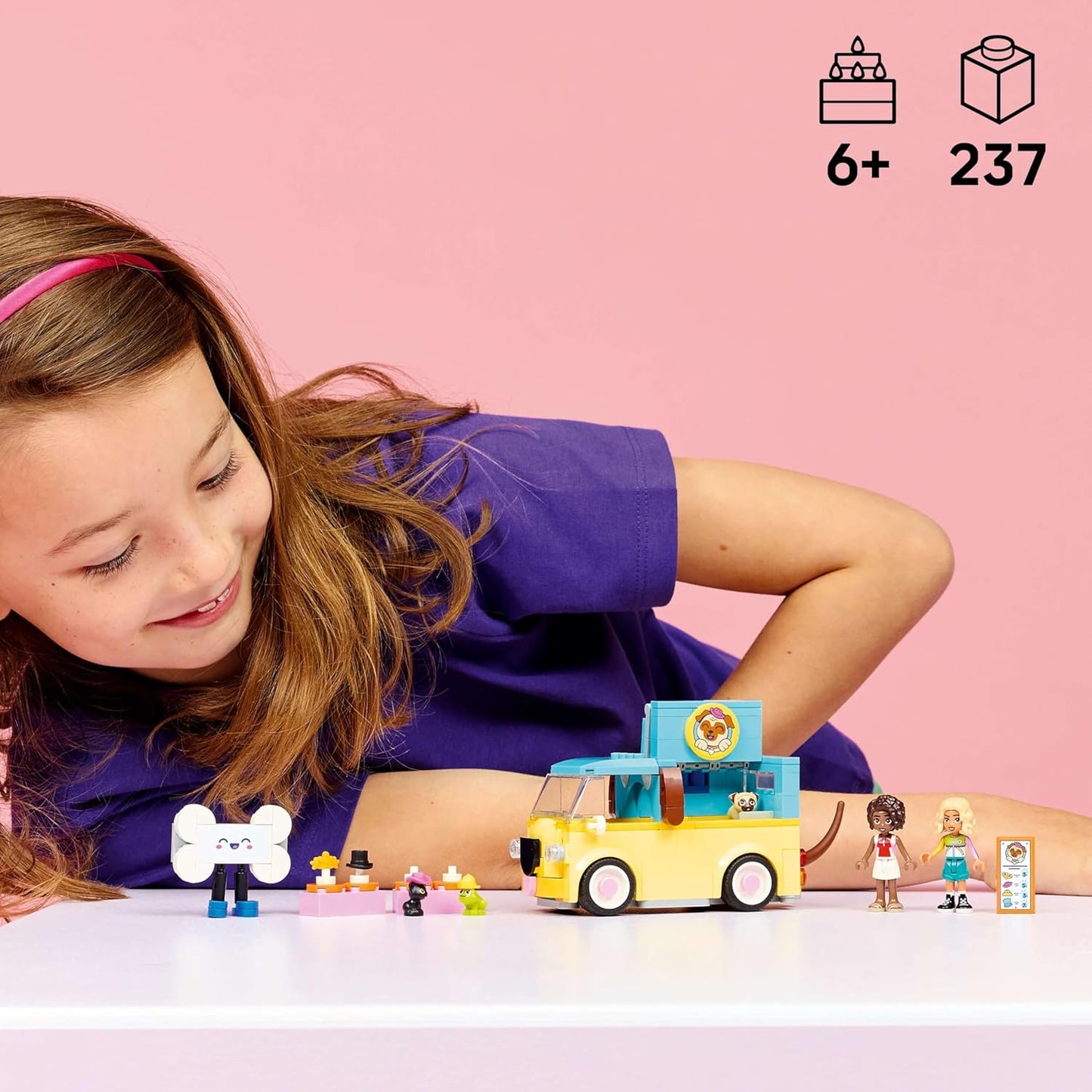 LEGO Friends Pet Accessories Van Toy with 2 Minidolls 42678