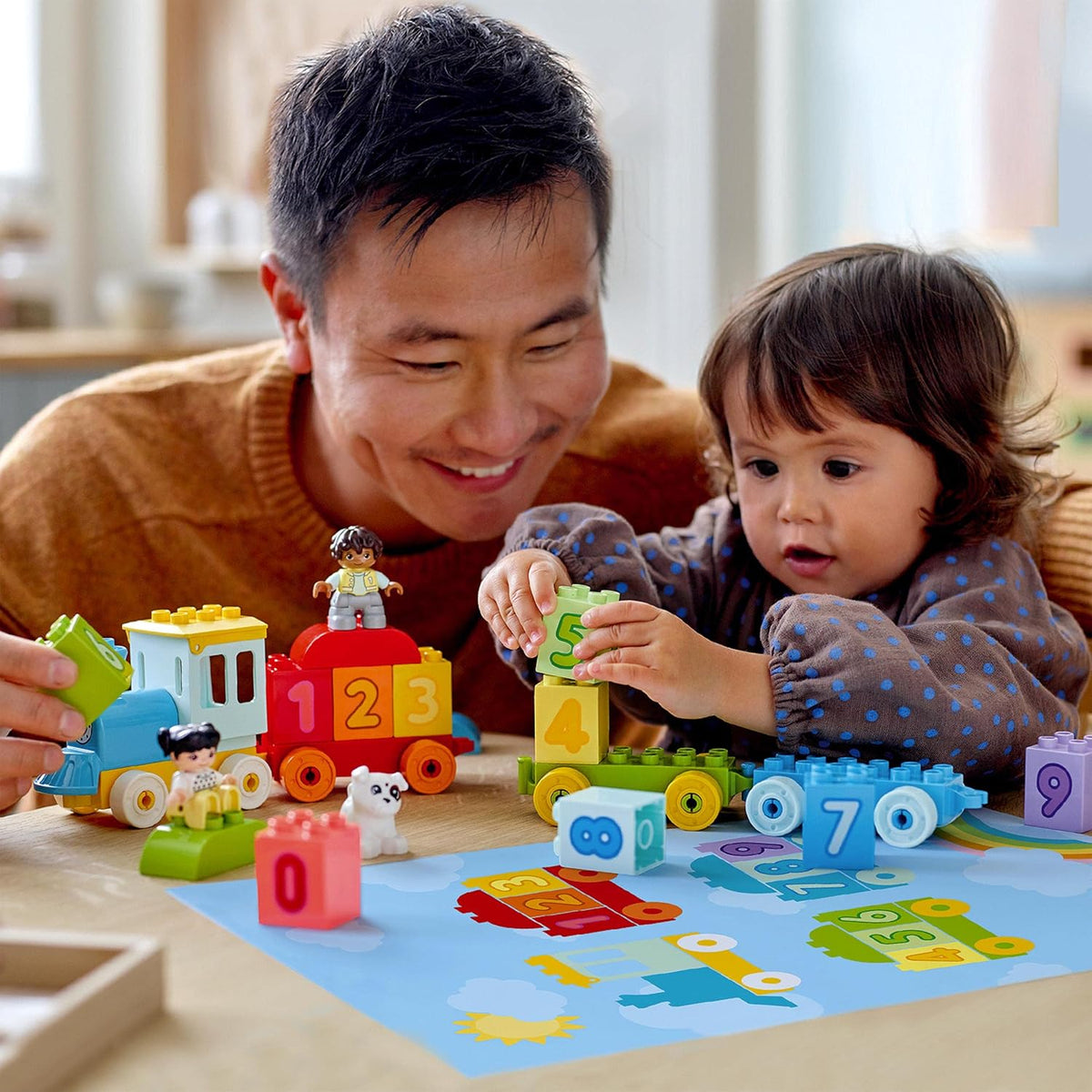 LEGO DUPLO 10954 Number Train Learn to Count Educational Building Set, 23 Pieces, 18+ Months