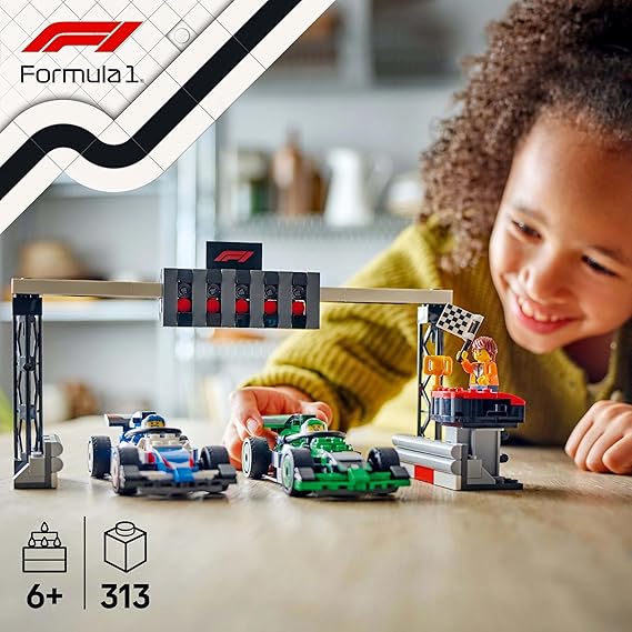 LEGO City F1 Grid with VCARB & Sauber Race Cars 60474