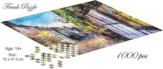 Frank Cobbled Street Jigsaw Puzzle (1000 Pieces) for Adults