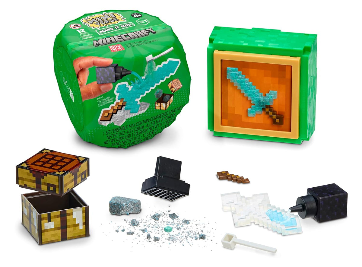MGA’s Miniverse Make It Mini Minecraft – DIY Miniature Surprise Collectible