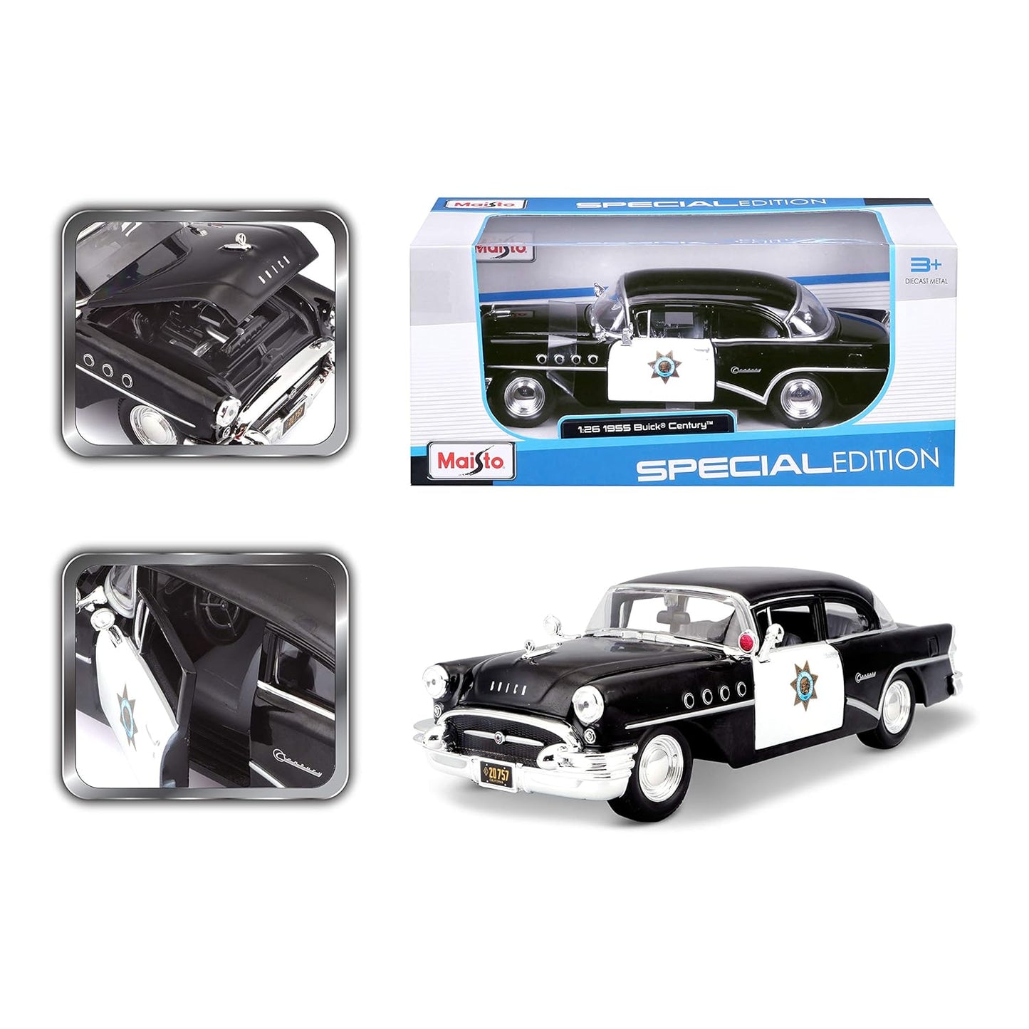 Maisto 1:26 Scale 1955 Buick Century Diecast Vehicle