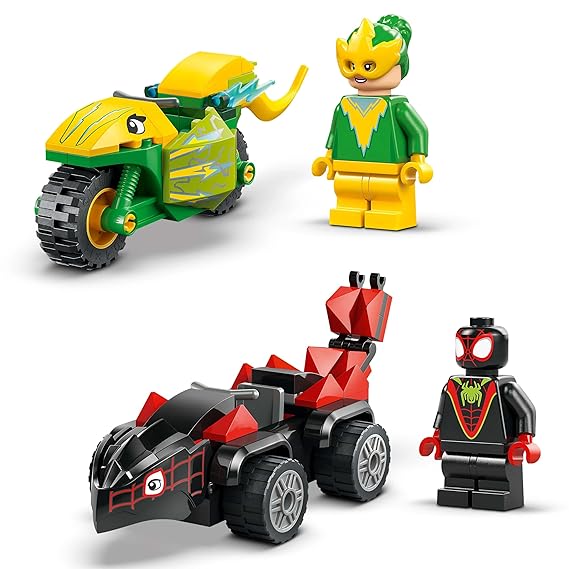 LEGO Marvel Spin and Electro Dinosaur Vehicle Chase 11198