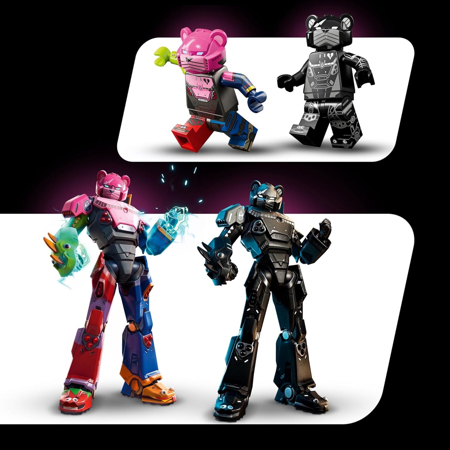 LEGO Fortnite Mecha Team Leader - Collectible Building Set for Adults - Gaming Room Décor - DIY Kit for Fortnite Fans - Includes Mecha Team Leader Minifigure