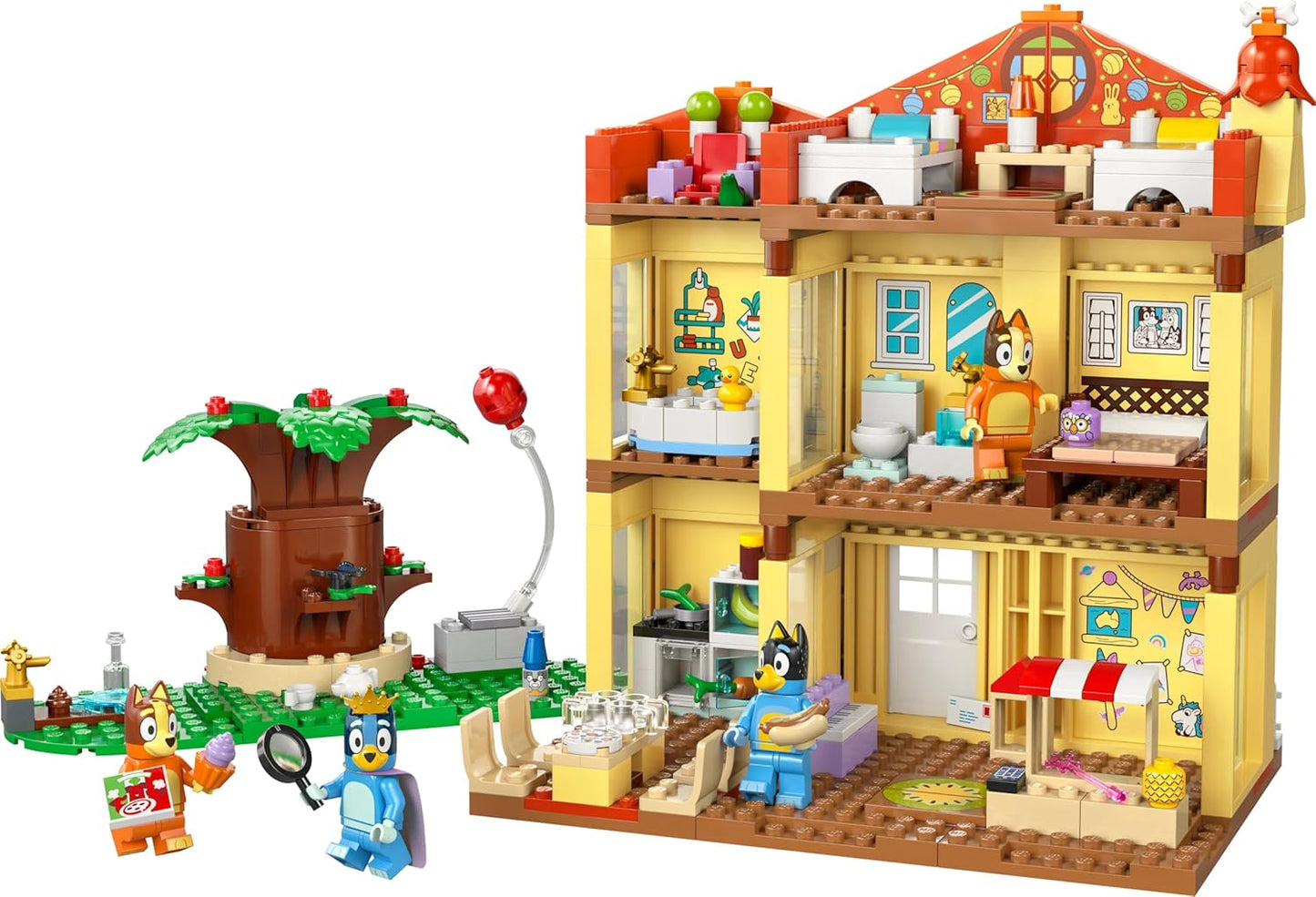 LEGO Bluey: Bluey’s Family House Playset, Home-11203 Building Kit