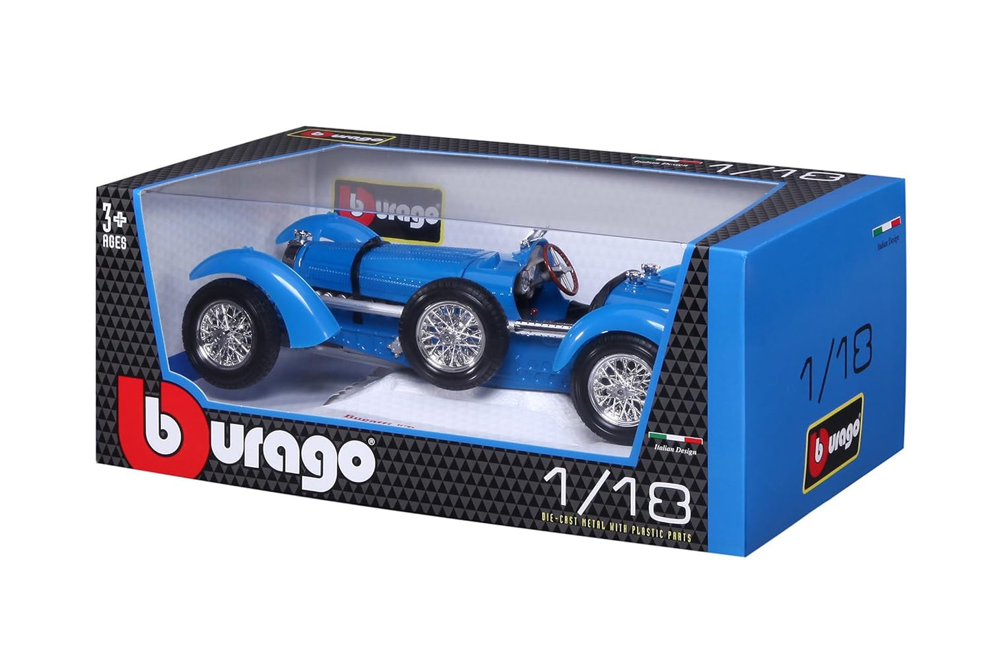 Bburago Die-Cast 1:18 Scale Bugatti Type 59 (1934) Car