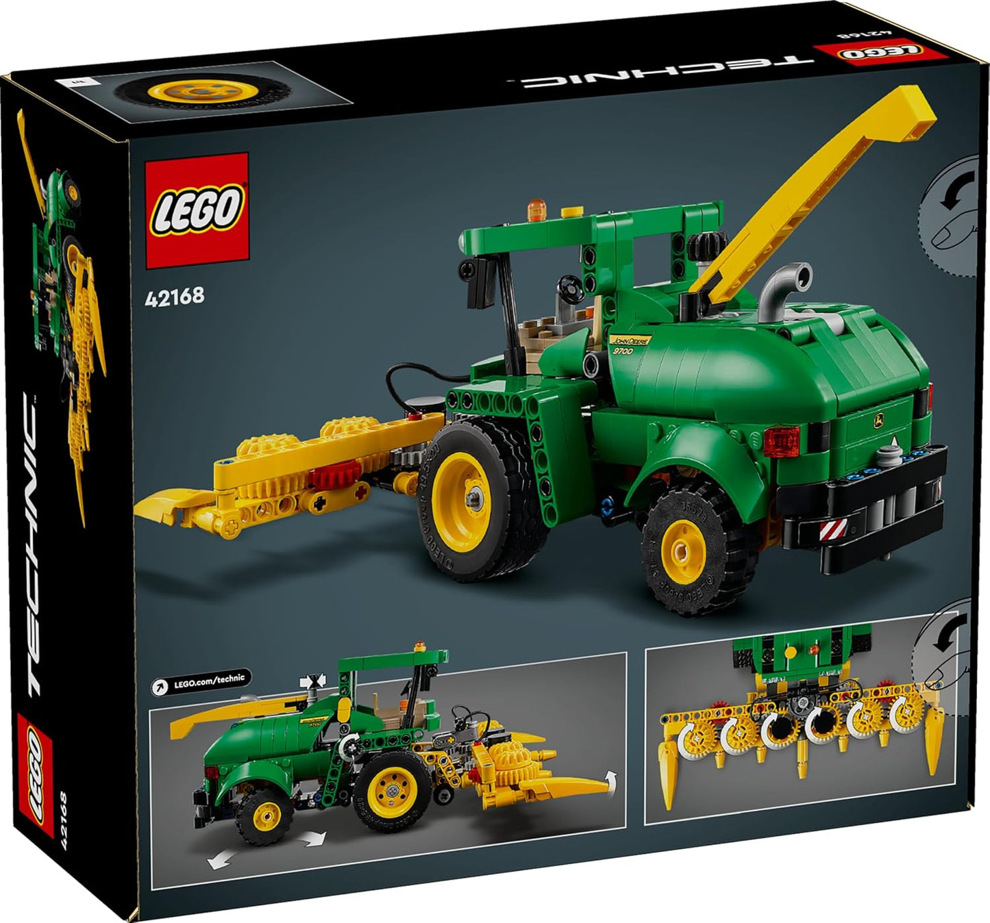 LEGO Technic John Deere 9700 Forage Harvester 42168 (559 Pieces)