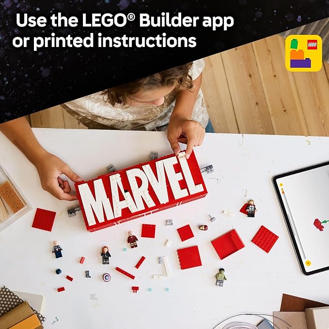 LEGO Marvel: Marvel Logo & Minifigures 76313
