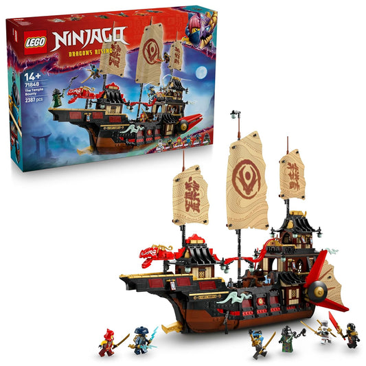 LEGO NINJAGO The Temple Bounty Ship Toy Building Kit 71848 Building Blocks