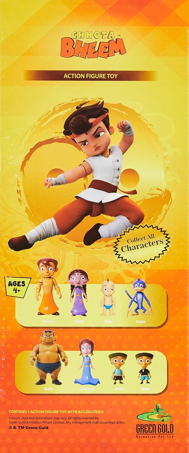 Chhota Bheem 7 Inch Action Figure (PACK OF 6)