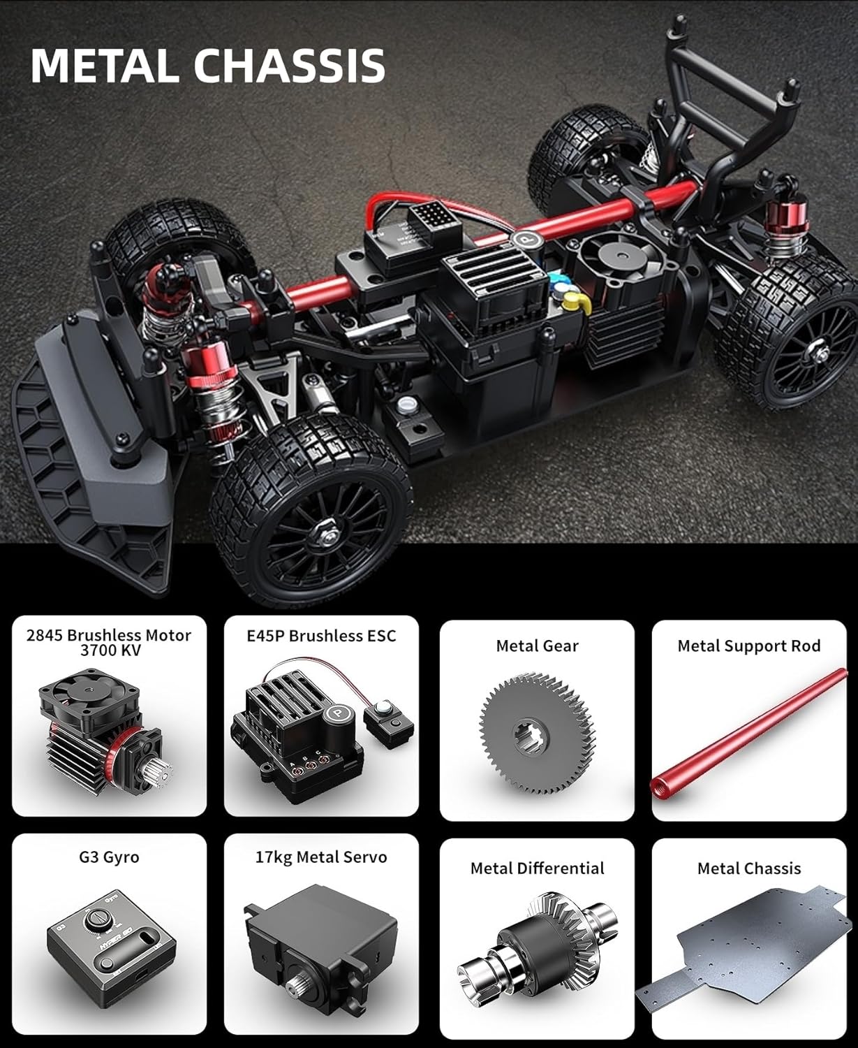 Mjx Hyper go VW Polo 14304 Brushless Rc Cars Hyper 4wd Rc Car All-Road RC Drift Car Brushless Scale 2.4G 4wd High Speed Electric,Terreneitor 4x4 Carros,1/14 High Speed Rc Cars Drift for Adults…