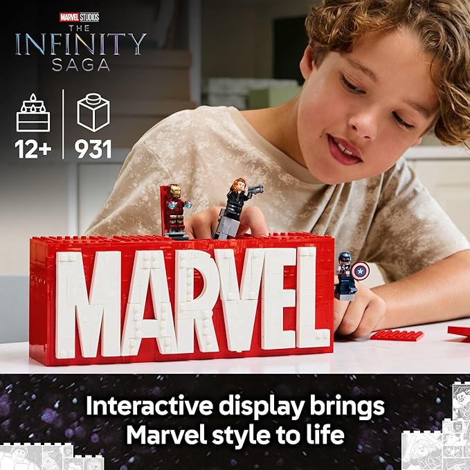 LEGO Marvel: Marvel Logo & Minifigures 76313
