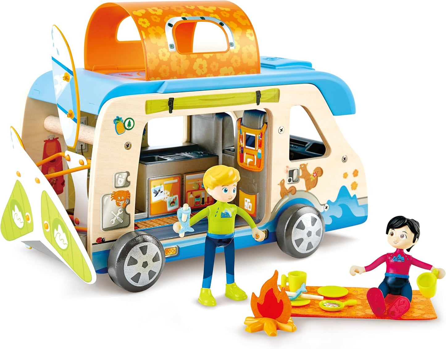 Hape Adventure Van Toy Set