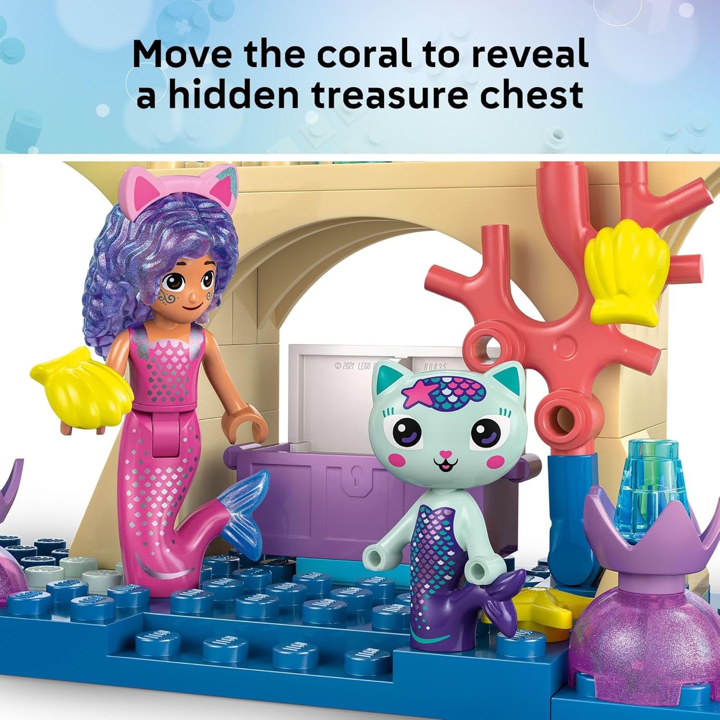 LEGO Gabby’s Dollhouse Mermaid Gabby’s Aquarium Adventure Building Blocks