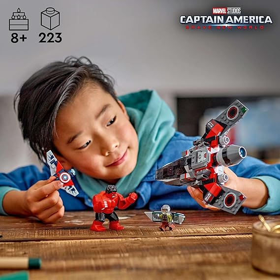 LEGO Captain America vs. Red Hulk Battle 76292