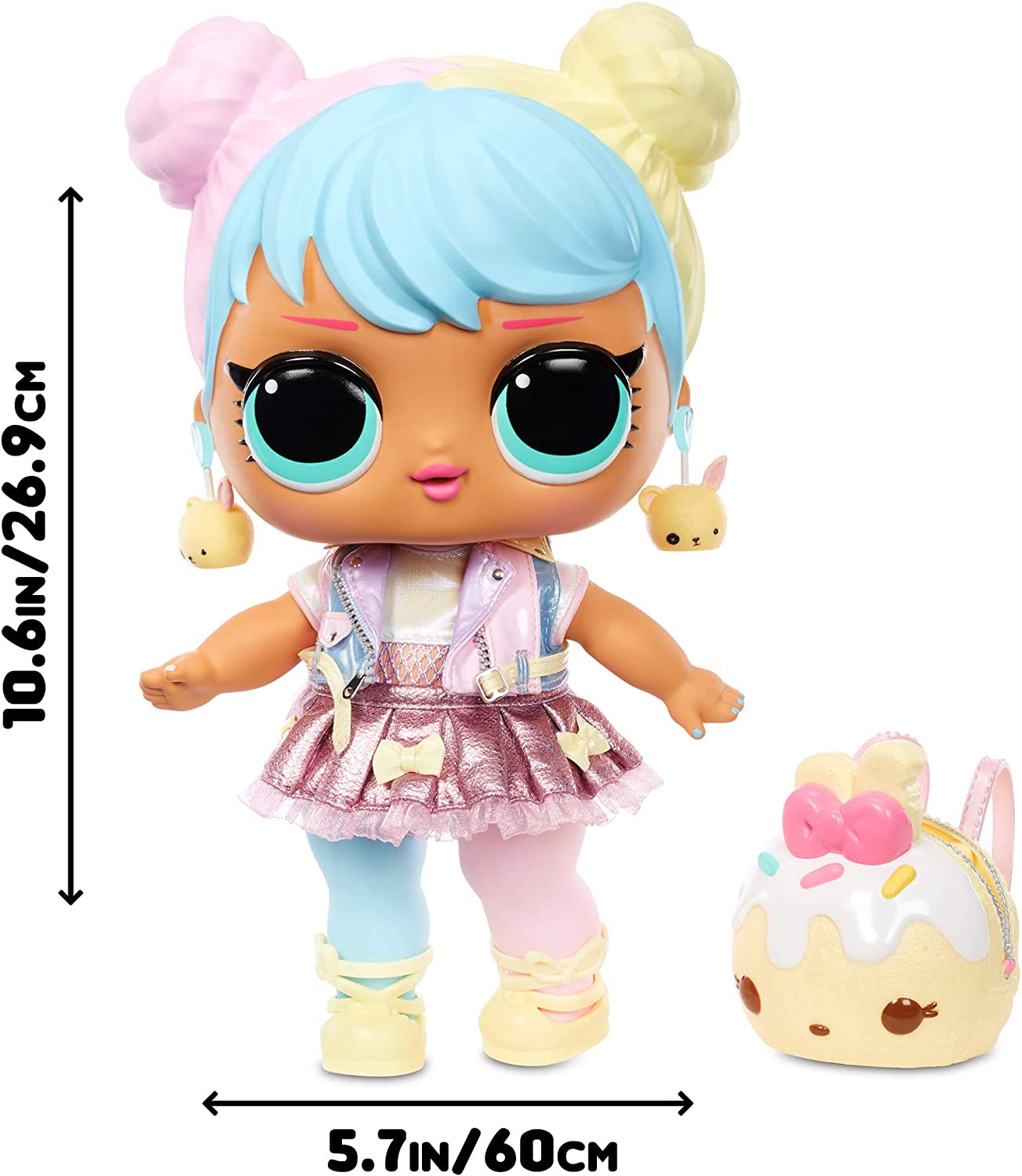 LOL Surprise! Big BB Bon Bon - 11 Inch Large Baby Doll with Colorful Surprises - Toy Doll and Doll Accessories - Happy Birthday Collectible Girls Gifts and Toys