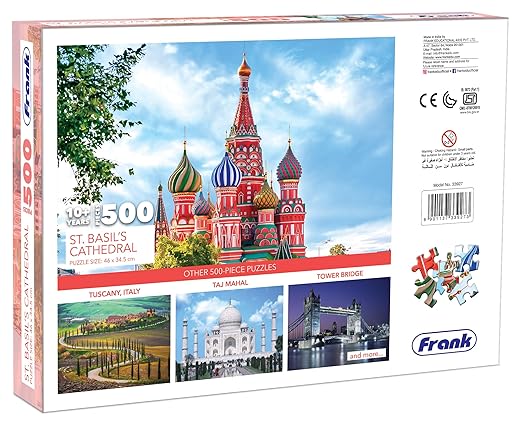 Frank St. Basil's Cathedral 500 Piece Jigsaw Puzzle