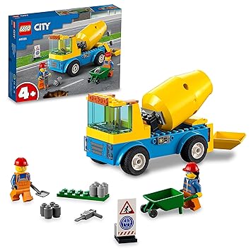 LEGO City Cement Mixer Truck 60325 Building Kit (85 Pieces)