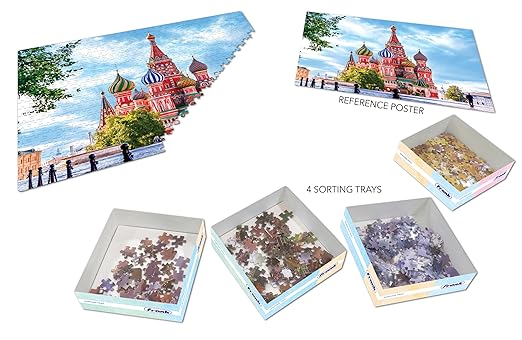 Frank St. Basil's Cathedral 500 Piece Jigsaw Puzzle