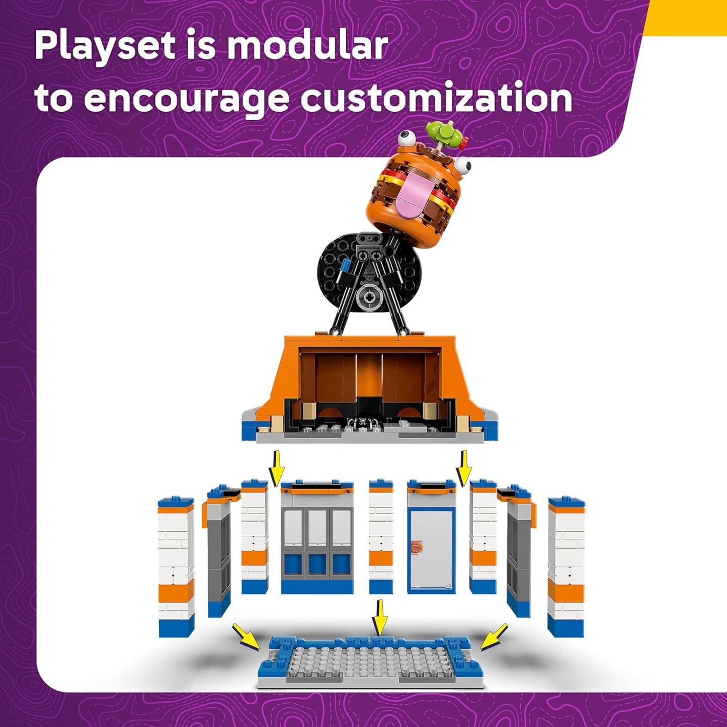 LEGO Fortnite Durrr Burger Restaurant Kids Toy - Video Game Building Set