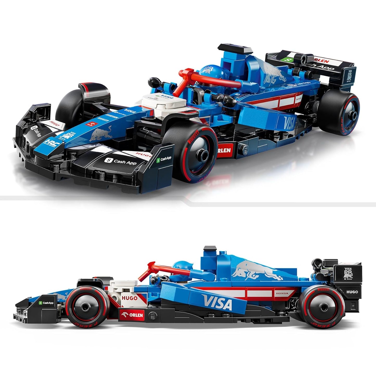 LEGO Speed Champions Visa Cash App RB VCARB 01 F1 Race Car Vehicle Kit 77246 Building Blocks for 18+ Gift