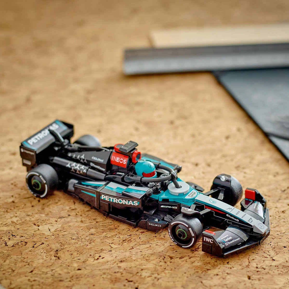 LEGO Speed Champions 77244 Mercedes-AMG F1 W15 Race Car Building Set, 267 Pieces, 10+