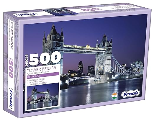 Frank Tower Bridge 500 Piece Jigsaw Puzzle for Adults