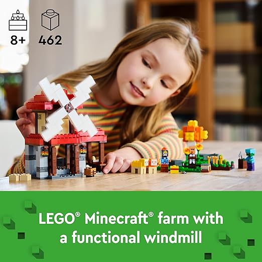 LEGO Minecraft® The Windmill Farm Video-Game Set Gift 21262