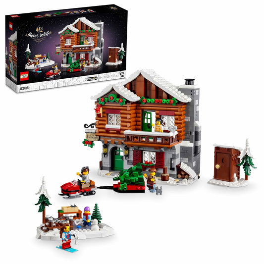 LEGO Icons Alpine Lodge 10325 Building Kit (1,517 Pieces)