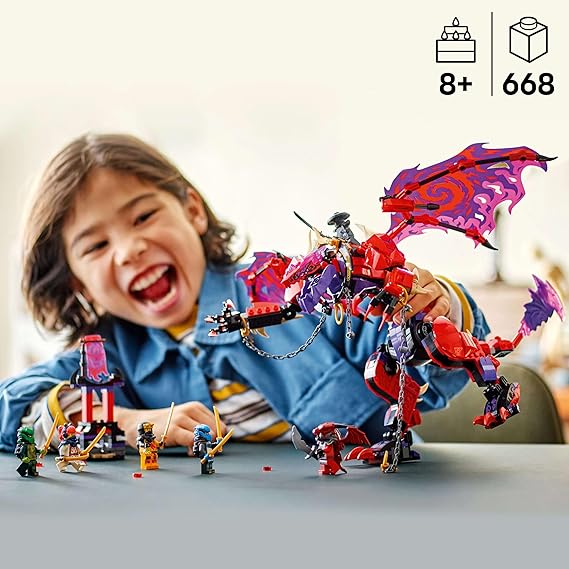 LEGO NINJAGO Thunderfang Dragon of Chaos Ninja Toy Set 71832