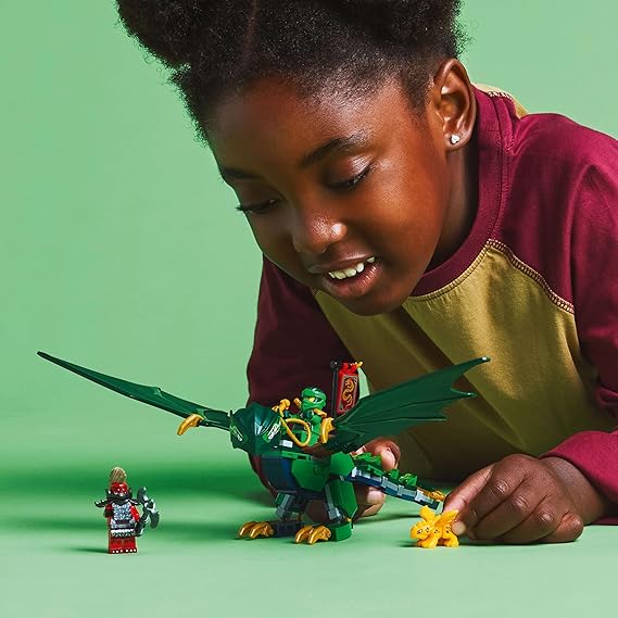 LEGO NINJAGO Lloyd’s Green Forest Dragon Toy 71829