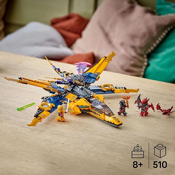 LEGO NINJAGO Ras and Arin’s Super Storm Jet 71833