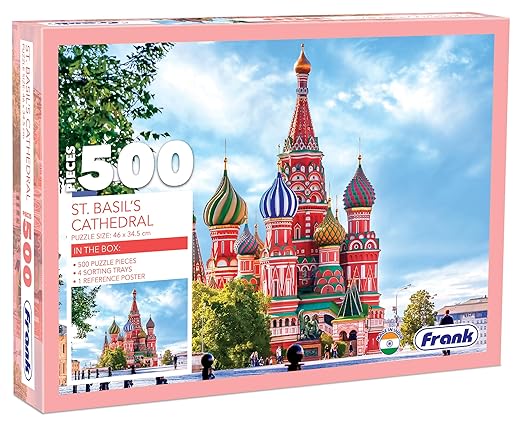 Frank St. Basil's Cathedral 500 Piece Jigsaw Puzzle