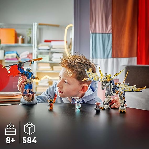 LEGO NINJAGO Rogue’s Mech Dragon Rider Ninja Toy 71843