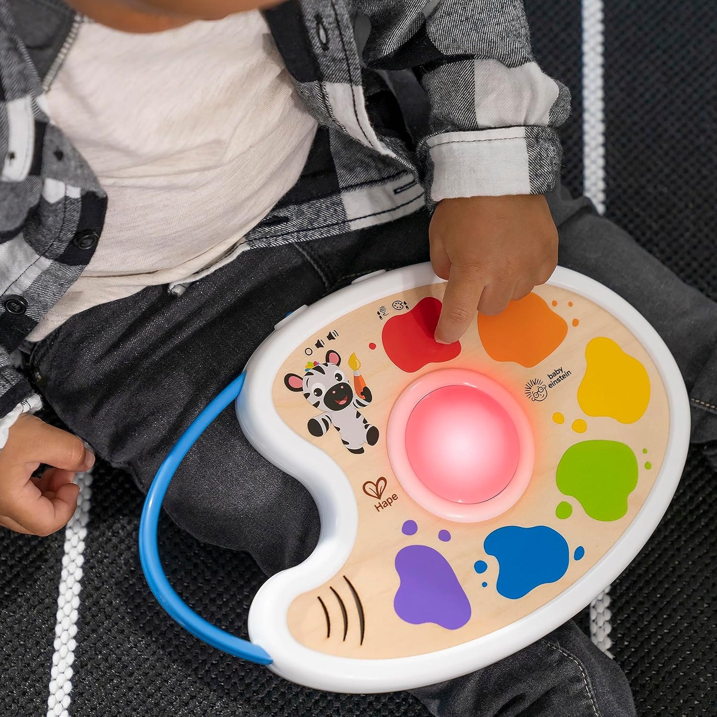 Baby Einstein + Hape Playful Painter Magic Touch Color Palette Light Up Toy