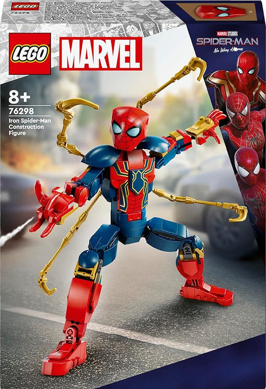 LEGO Marvel Iron Spider-Man Construction Figure  76298