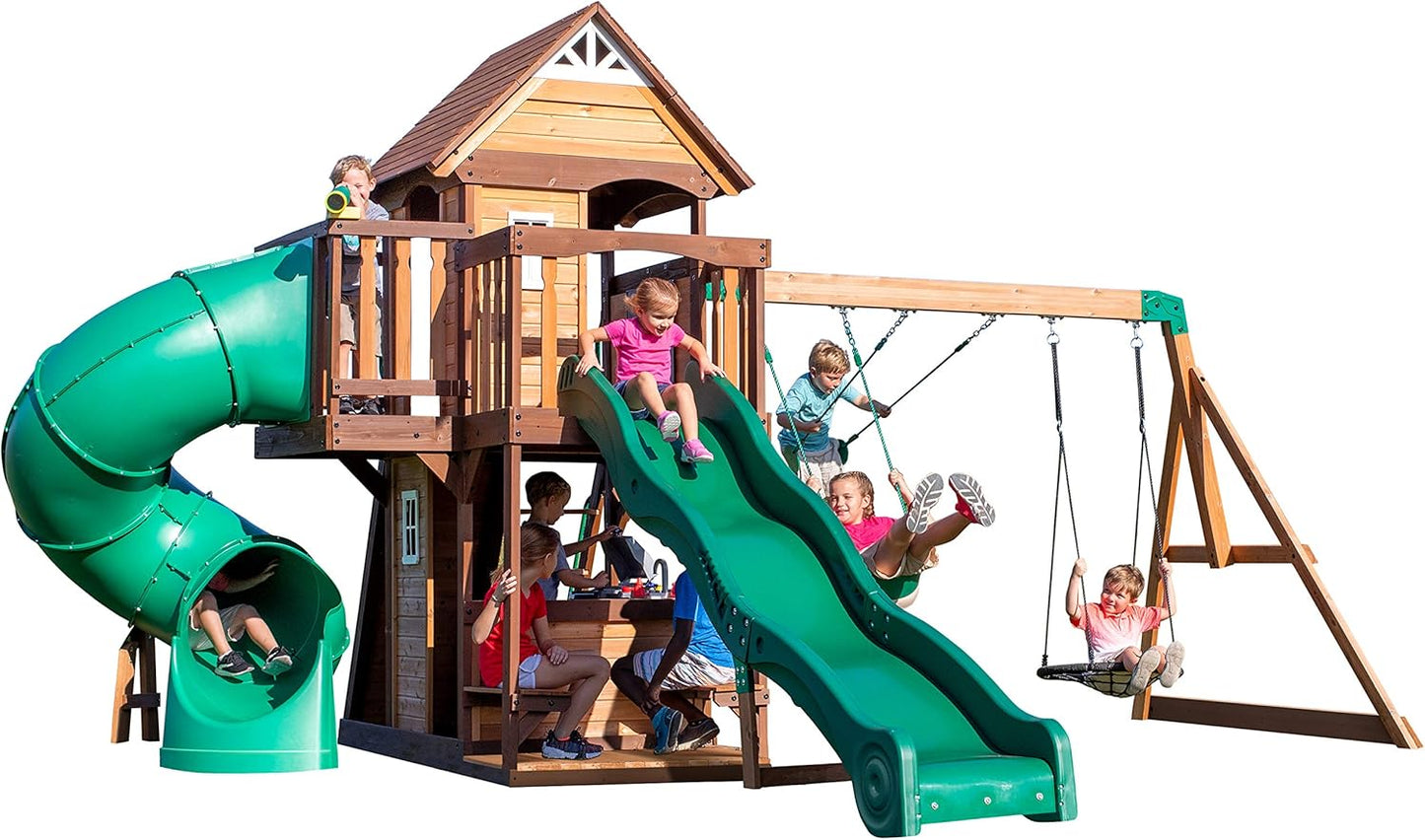 Cedar Cove Swing Set