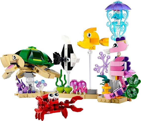 LEGO Creator Sea Animals 3in1 Set with a Fish, Turtle and Crab 31158